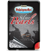 Rajnigandha Saffron Blended Silver Coated Pearls, Elaichi - 6.25G - (Pack Of 3)