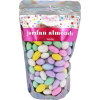 Gotta B Sweet Jordan Almonds - 1 Pound Resealable Bag - Assorted Pastel Color Mix - Hard Candy