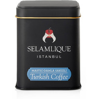 Selamlique Istanbul Turkish Coffee With Gum Mastic 4.40Oz Ultra Fine Ground Medium Roast