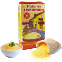 Yellow Instant Polenta Molino Riva - Ready In 2 Minutes - 2.2 Lb (1Kg)