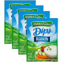 Hidden Valley Original Ranch Dips Mix, Eight 1 Ounce Packets (8 Packets Total)