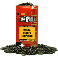Dazbog Coffee | Organic White Nights Espresso Blend | Whole Bean Coffee | 11 Oz. | Thick, Rich & Creamy Start | Deep, Well Rounded Flavor | Vacuum Sealed Freshness, 1