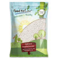 Food To Live Navy Beans, 10 Pounds Raw, Dried, Vegan, Kosher, Whole Small White Kidney Beans In Bulk, Good Source Of Protein, Fiber, Folate, And Copper. Low Sodium. Great For Cooking And Soups