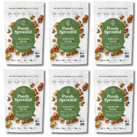 Purely Sprouted Garden Herb Snack Mix: Vegan, Gluten-Free, And Non-Gmo Blend For A Healthy Crunch! (4 Oz, 6 Pack)
