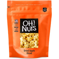 Dried Apple | 1 Lb - Dried Fruit Diced | No Added Sugar | Dehydrated Fruit Bites | Packed In New York Zip-Seal Bag For Exceptional Freshness By Oh Nuts