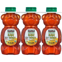 Kirkland Signature Organic Raw Honey Bear, 24 Oz, 3 Ct