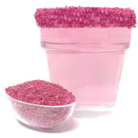 Snowy River Pink Cocktail Salt - Naturally Colored Margarita Salt, Margarita Rimmer, Beverage Rimmer, Cocktail Rimming Salt, Decorative Salt, Kosher (3Oz Gift Bottle)