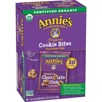 Annie's Organic Chocolate Chip Cookie Bites 10 Ct, 10.5 Oz (Pack Of 6)