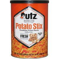 Utz Potato Stix, Bbq Flavor, 14 Oz Canister
