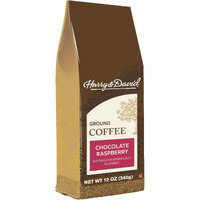 Harry & David Ground Coffee, Chocolate Raspberry, Medium Roast, 12 Oz Bag