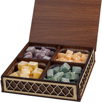 Eastanbul Turkish Delight, 35.3Oz, Turkish Delights Candy, Turkish Delight Assorted, Lokum, Turkish Delights In Souvenir Wooden Gift Box, Perfect Turkish Sweets, Gourmet Turkish Candy