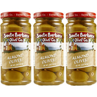 Santa Barbara 3Pk Almond Stuffed Olives 5Oz