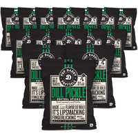 Pop Daddy Flavored Pretzels Sticks | Dill Pickle Flavor | 3Oz Healthy Gourmet Pretzels Snacks | 15 Pack