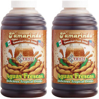 Fiesta Drink Concentrate 16Oz Bottle (Tamarindo, 2 Pack)