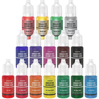 Cakestar Food Coloring Liquid For Airbrush, 16 Colors Airbrush Food Coloring For Cake, Cookies Decorating (.35 Fl.Oz/Bottle)