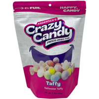 Andersen's Crazy Candy Freeze Dried Candy - Freeze Dried Taffy, 2.4 Ounces