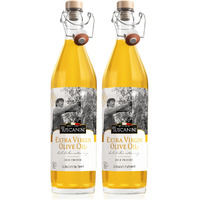 Tuscanini Italian Extra Virgin Cold Pressed Olive Oil, 25.3Oz (2 Pack) Ultra-Premium Unfiltered | Non Gmo | For Salads, Dipping Oils, Cooking & Marinades | Kosher (Including Padssover)