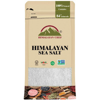 Himalayan Chef Sea Salt, All-Natural Fine Grain, 48 Ounce Sea Salt Bag, Non-Iodized, No Additives, Unrefined Mineral Salt For Daily Cooking