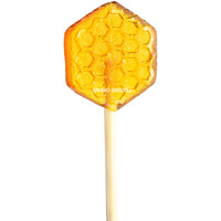 Sparko Sweets Natural Honeycomb Lollipops, Made In Usa, No Artificial Ingredients, No Corn Syrup, 16 Pieces, 1.3-Inch Diameter, 1.5 Lbs, Gold - Ideal For Tea Stirrers, Sore Throat Remedy, And Gifts