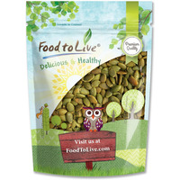 Food To Live Dry Roasted Pumpkin Seed Kernels, 1 Pound Unsalted, Oven Roasted Whole Pepitas, No Oil Added, Shelled, Vegan, Kosher, Keto-Friendly. Low In Carbs. High In Protein. Great For Snacking