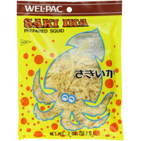 Wel Pac Cuttlefish, Saki Ika, 2-Ounce (Pack Of 6)