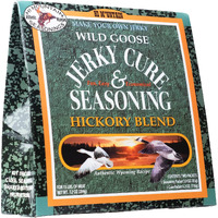Hi Mountain Jerky Seasoning And Cure Kit | Goose Hickory Blend | Create Savory Homemade Beef Jerky | Great For Turkey, Chicken, & Ducks Too | Mix Will Season Up To 15Lbs. Of Meat (1 Box)