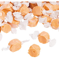 Salt Water Taffy, Nostalgic Chewy Candy, 193 Pieces, Candy Buffet, Party Supplies (Orange)
