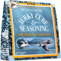 Hi Mountain Jerky Seasoning And Cure Kit | Goose Misquite Blend | Create Savory Homemade Beef Jerky | Great For Turkey, Chicken, & Ducks Too | Mix Will Season Up To 15Lbs. Of Meat (1 Box)