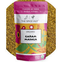 Organic Garam Masala Seasoning Quick Easy Blend For Indian Cooking, 2 Ounce, The Spice Hut, Small Pouch - Salt Free