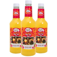 Master Of Mixes Mai Tai Drink Mix, Ready To Use, 1 Liter Bottle (33.8 Fl Oz), Pack Of 3