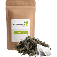 Evergreen Herbs Muicle Tea Bags - Resealable Stand Up Pouch To Ensure Freshness