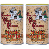 Creative Cajun Cooking Magic Swamp Dust Seasoning, 8 Ounce Shakers (Pack Of Two - 1 Pound Total)