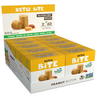 Pasokin Keto Bite Peanut Butter - Healthy Snacks With Zero Sugar Added I Low Carb Gluten-Free, Vegan, Plant-Based Protein, Dairy-Free Energy Bites - Keto Snacks (Peanut Butter)