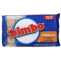 Bimbo Vanilla Creme Sandwich Cookies -18.00 Ounces (10 Individual Packets Per Pack)