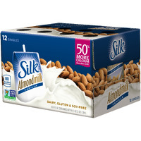 Silk Almond Milk, Vanilla, 8 Ounce (Pack Of 12)