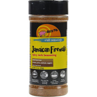 Dizzy Pig Jamaican Firewalk Spicy Jerk Seasoning Rub (8Oz Shaker) - Seasons 30+Lbs Of Food - Hand Made In The Usa - Msg Free, Gluten Free