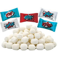 Fruidles Superhero Buttermints, Soft Fruity Candies, After Dinner Mints, Fat-Free, Kosher Certified, Individually Wrapped (55 Pieces)