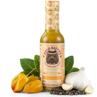 Polo Sauces Orange Habanero Hot Sauce - America's Favorite And Award-Winning Habanero Sauce Mixed With Bell Pepper, Spices & Saffron - Expert Heat, No Gluten, No Fat Or Added Sugar - 5.2 Fl Oz (Vegan)