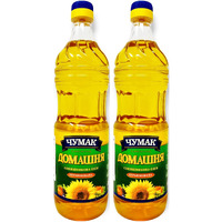 Chumak Sunflower Oil Unrefined, Naturally Expeller Pressed, Non Gmo And High-Heat Sunflower Cooking Oil 0.9L Pack Of 2