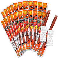 Country Meats, Meat Sticks, 0 Trans Fat, Usda Certified, Good Source Of Protein, Carb Conscious Snack (24 Meat Sticks, Sweet Bbq)