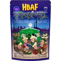 [Official Gilim Hbaf] Korean Seasoned Green Chili Mayo Pepper Almond Nut | Kids, School, Lunch, Office, Work, Travel, Camping Party Snack | Pre-Workout Protein Snack | Korean Food Healthy Snacks | Asin Snack Korean Sovenior (Green Chili Mayo X 120 Gram Pack)