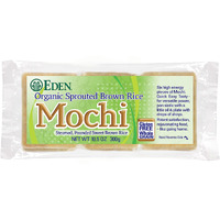 Eden Organic Sprouted Brown Rice Mochi, 100% Sprouted Whole Grain, Traditionally Made In Japan, 10.5 Oz