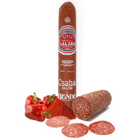 Bende Dry Salami Csabai With Paprika 2 Lb (2 Pack) - Authentic Hungarian Sausage, Perfect Cured Meat For Charcuterie Boards, Sandwiches, Delicious Deli Salami