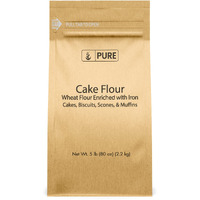 Pure Original Ingredients Cake Flour (5 Lb) Enriched Wheat Flour, Non-Gmo