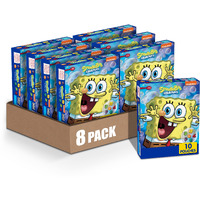 Spongebob Squarepants Fruit Flavored Snacks, Treat Pouches, 10 Ct (Pack Of 8)