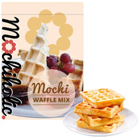 Mochi Waffle Mix Original Recipe - Rice Flour, Low Calories And Sugar - Essential Nutrients - 12 Oz Healthy Daily Snacks By Mochiholic (Pack Of 1)
