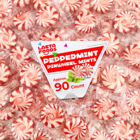 Peppermint Pinwheel Starlight Mints Hard Candy (1 Pound Bag - Approx. 90 Count)