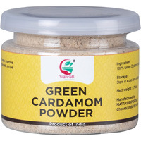Ground Cardamom 1.76 Oz (50G) | Fresh, Aromatic And Flavourful | Cardamom Ground From Fresh Cardamom Seeds | Aka Elaichi, Cardamon | By Yogi's Gift