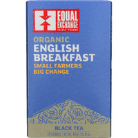 Equal Exchange, Organic Decaf English Breakfast, Black Tea, 20 Tea Bags, Pack Of 6