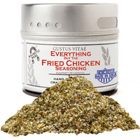 Everything But The Fried Chicken Seasoning | All Natural | Non Gmo | 1.8 Oz (51 G) | Gourmet Spice Mix | Small Batch | Artisanal Rub | Seasoning Pack | Magnetic Tin | Gustus Vitae | #843